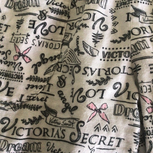 VICTORIAS SECRET COTTON MODAL GRAPHIC SAYINGS SLEEP PAJAMA PANTS XS - Picture 13 of 14